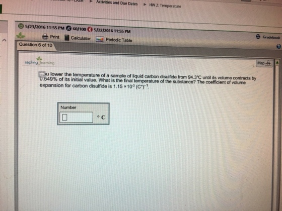Lower the temperature of a sample ot liquid carbon