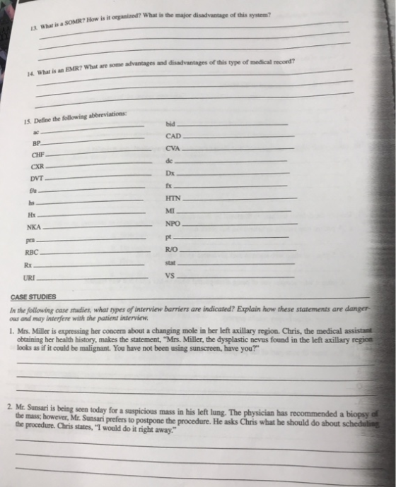 SONR? How is it organized? What is the major disadvantage of this system? 13. What is a SOMR? How is it organi RWhat are some