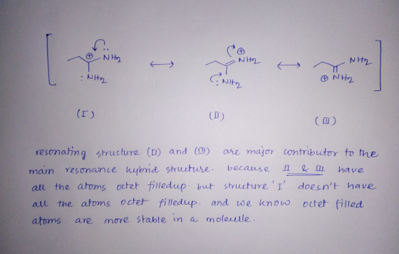@ NHg - Nith NHO Ntg Nit2 NHO () resonating structure (I) and (ID) are major contributor to the main resonance hybrid structu