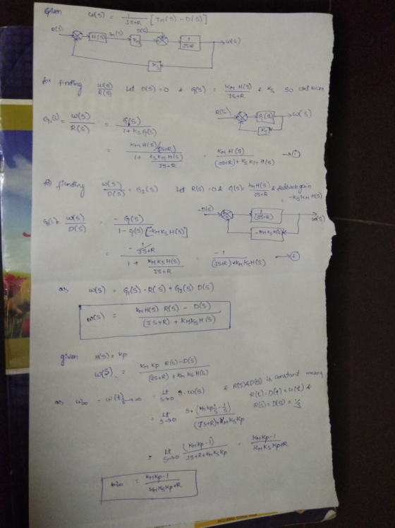 IS+R 51s) R(s) Kt (s) oo( S US+A ple S+R (SSTR) +KKs H (s) s censfant many