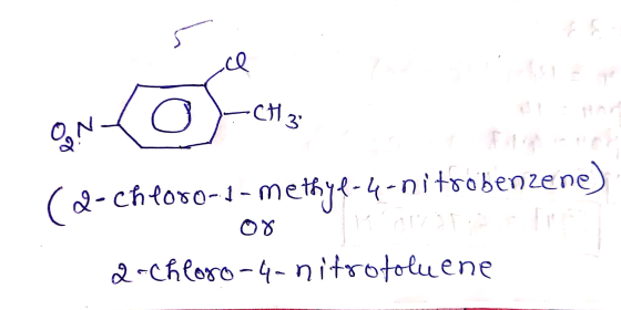 cl CH 3 ON (2-chloro-1-4 methyl-4-nitrobenzene) a-Chloro-4-nitrotoluene