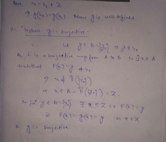 Here my=24 € 2 7 g 29 (r) Her gis well gis well defined, 2. To show gis surgentive: ut ye Bill of a 24% As I is a sinjective
