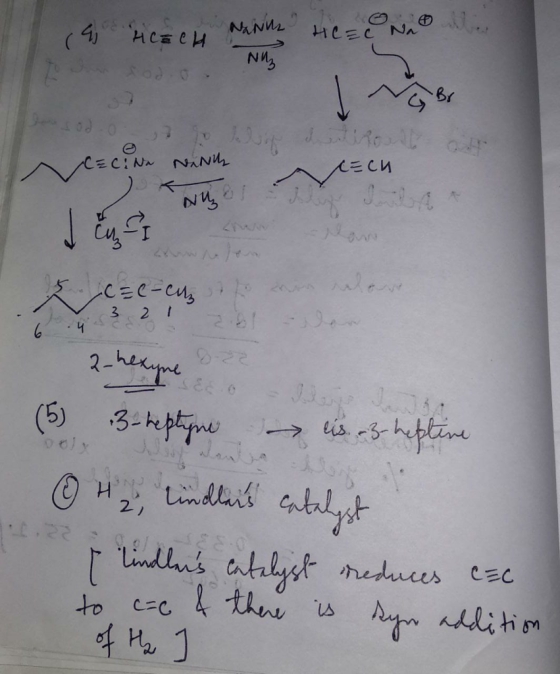 (4) Cach NaNu HL=c Na Ny 0. 0 012 ROKOV – СИ Cecina Ninth X= си ми, а C = C-cut hom nove 64 2-hekyne 9.22 - (5) 3-heptyne - e