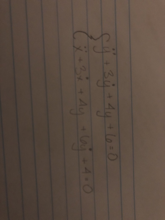 + 4y +6=0 3x + 4y + 6y +40