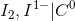 I_2,I^{1-}|C^{0}