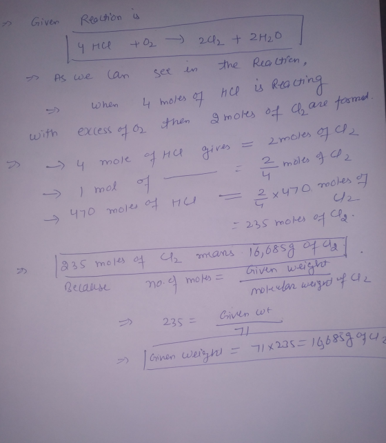 » Giver Reaction is 1 4 rice +02 202 + 2H2O As we can see in the Reaction , » When 4 moles of he is reacting with excess of a