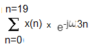 n-19 Σ χ(n) x eu3η n 0