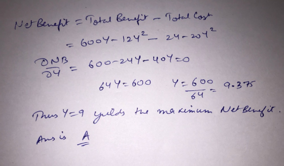 Net benpr Tetal Benfr Total Cost c 6004-12y 24-20y ONB 600-244-4oY 6492600 Y600 9.375 Phus Y- ls hu makimun Net Bnyir A Ans i