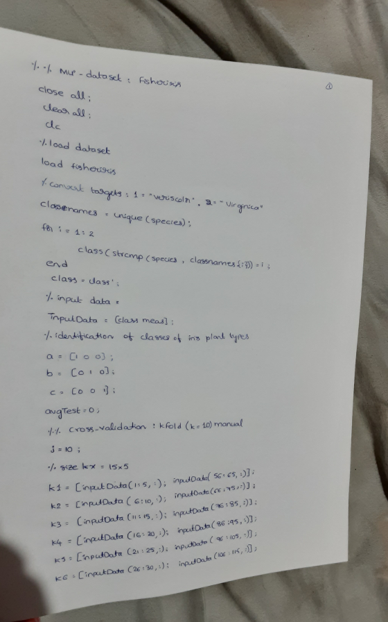 KG = [input Data (26:30,:); inputData (106: 115, :), 4.% mup-dataset : Fisheries close alla clear alli dla ./ load dataset lo