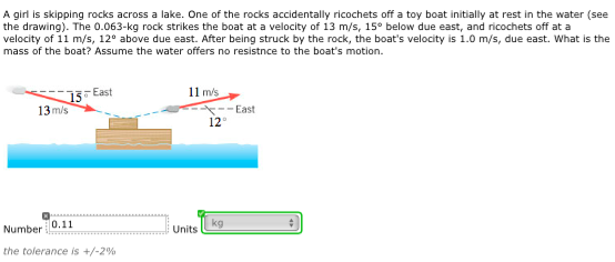 A girl is skipping rocks across a lake. One of the
