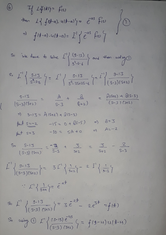 If Lif 1414 = fis) then 22 flut-a), ult-a)= eas Fis) fi4a).clx-a)= Zyes from So ille have to solve l (3-13) ļ and 8²-5-6 th