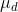 \mu_d