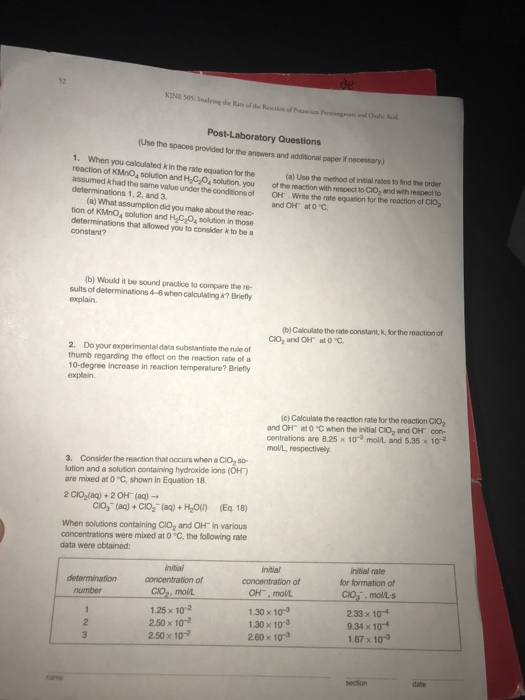 de KINE 505 Sadying tde Ree of the Boaon of P d Ou Ad Post-Laboratory Questions (Use the spaces provided for the answers and