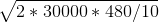 V2 * 30000 * 480/10