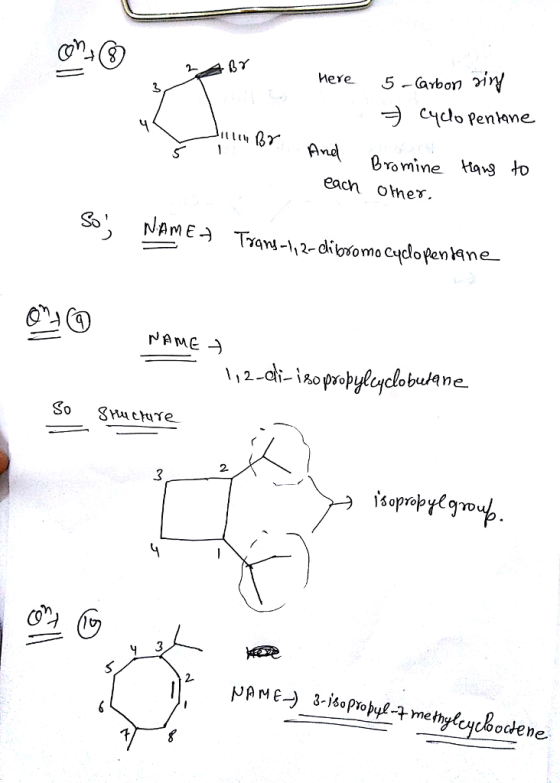 here 5arbon in cyclo Penare LLI each ome. 2. 3 ), μρ ME-)3-is.ploh..+ menyegelbode