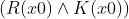 (R(x0)wedge K(x0))