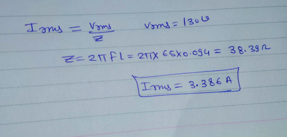 Irms = Vors voms = 1300 글 Z-21T FL= RTX ESXO.094 = 38.392 Irmg = 3.386 A
