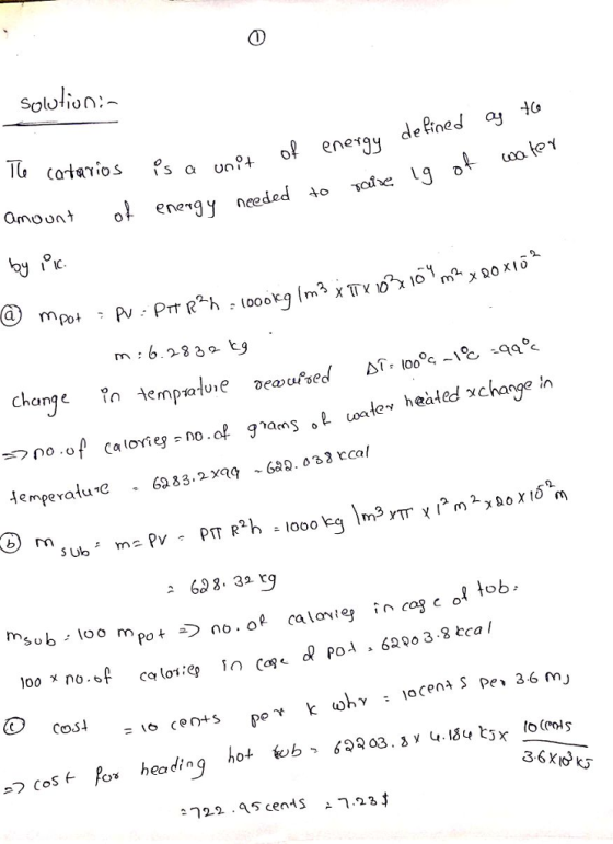 S a unoenetqy deined a Ho Omont ol erergy neede enen m: 6.28 3 9 no.of Calo e no.of gnas ol watev heated xchange n b) rm 그 6Q8. 3오 Po 100 χ no.of colo!:@ 듀0 (AL {6 (@rD+ S (- OT