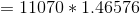 =11070*1.46576