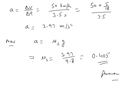 So kmh AV 3.S 3.91 m/s NN O.405 9-8