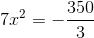 7.x² = ತಾಂ