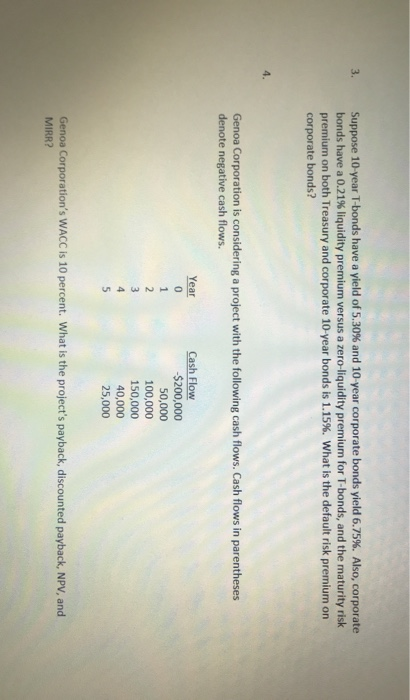 Suppose 10-year T-bonds have a yield of 5.30% and 10 year corporate bonds yield 6.75%. Also, corporate bonds have a 0.21% liq