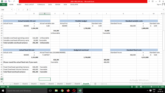 XIA 5 2020-09(3) SEP.xlsx - Microsoft Excel ? X FILE HOME INSERT PAGE LAYOUT FORMULAS DATA REVIEW VIEW DEVELOPER Sign in E49