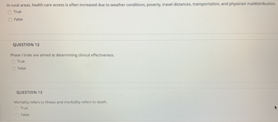 In rural areas, health care access is often increased due to weather conditions, poverty, travel distances, transportation, a
