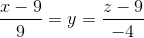 6 - I 2 - 9 Y = 9 -4