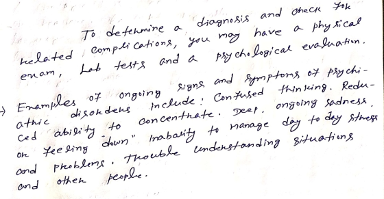 To det torcations, you psycholog » org ng To determine a diagnosis and check Yok related Complications, you may have a physic