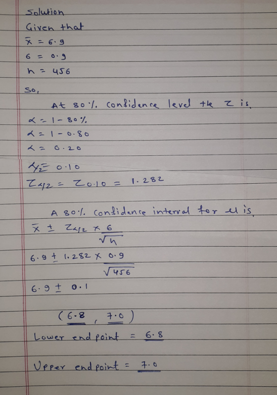 Giv a(21-80% 1-0-80 亡。.lo A go. Co n위dence interv u is 내56 6.9+ o.I Lower-rnd faint- 6-8 _ | Vr per endpoint