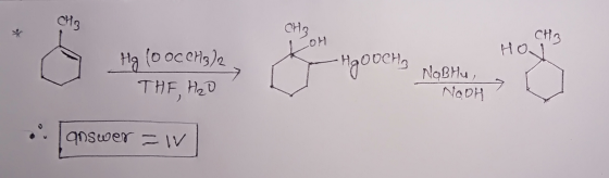 сиз CH3 сіз ОН НО 1 Hg 10 OC CH3)2 THE H₂O 7 Наросна Nobtu, NOOH answer IV