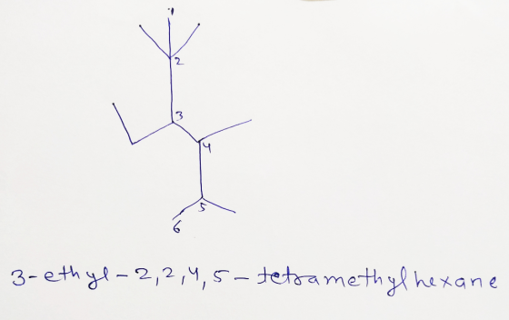 3-ethyl-2,2,4,5-tetramethyl hexane
