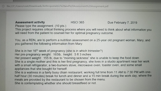 file://C/Users/cositDownloads/Anthropometric%20and%20Assessment%20Assignment.pdf Assessment activity Please type the assignme