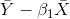 Y - B1X