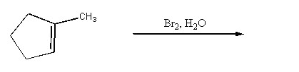 CH3 Br2, H20