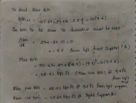 To and Max Bm Bmxx -105-671.99.4% -2 ** - 10(2-6) for Bm to be mox is derivative must be zero dBm = 294-ax-10 =0 dx n=9.7 fro