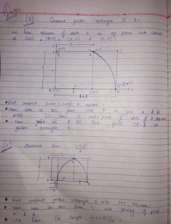 No Construck golden rectangle R . - we at have, (0,0) square of (0,2), plane side (2,0) 2 4 on xy (2,2 with corner. y2- 2 10