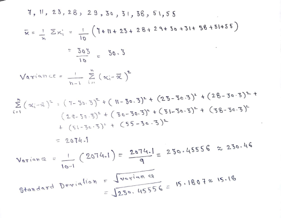 y, 11, 25, 28, 29, 3o, 31, 38, s i, s 5 1 234 2 8 29+ 30 +31 3851+S 5 30. 3 (29-50-5) + (3c-50.3) +(51-3o5) + (38-563) = 2074 .1 - 2074.1-250.4555ς ~ 230.46 J230, 115 5 5 ç ご 15.1807~ 15.1B