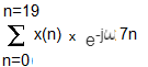 n 19 Σ Χ1) x efu 7η n 0