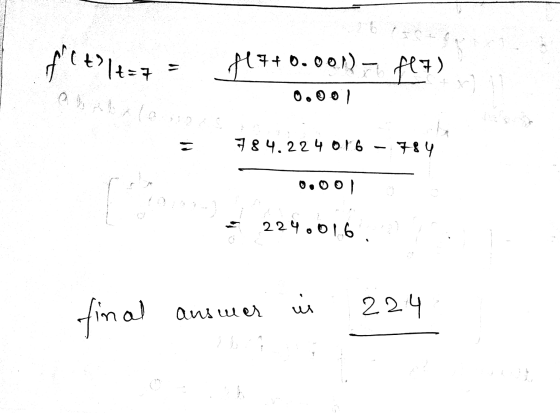 f = (t)/2=7 an abalone M17+0.001) – f27) 0.001 78 4,224 016 - 784 0.001 2240016, is final answer u 224