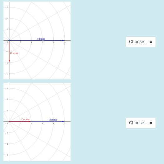 Voltage Choose... Current Current Voltage Choose...