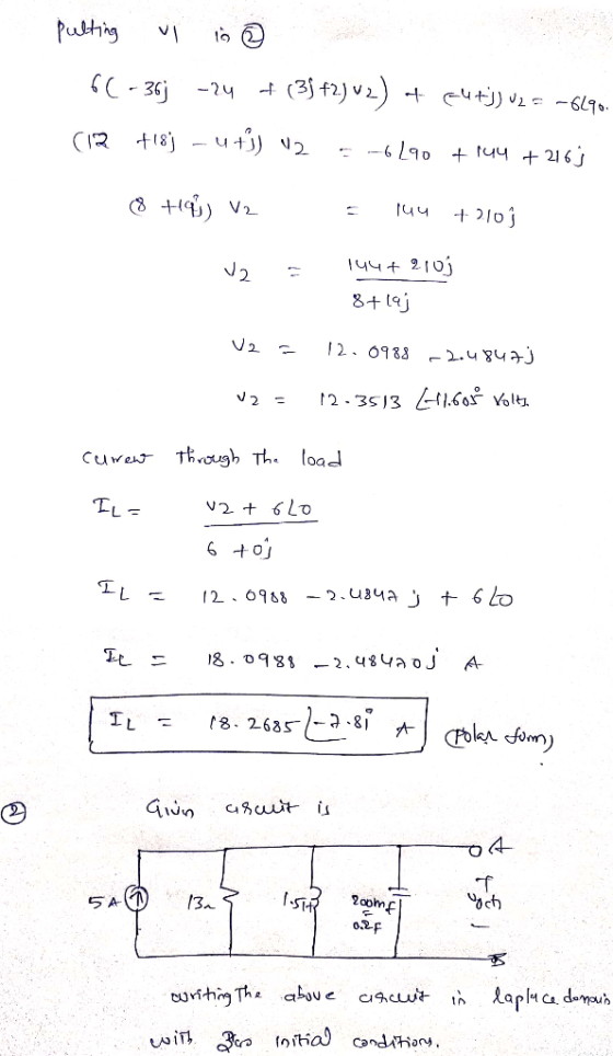 pulting vi iso 6(-36-24 + (35 +2)2) + futj) v2 = -6490. (12 +18j – u t3) 12 ..-6/90 + 144 +216; 8 ha) v2 144 +210 v2 = 144+ 2