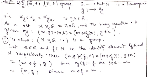 dofh a 3] (G, *),(N, A) groups. G Aut N is a homonamhin As a olt NYLG 04 0 0 < - Xa V 3,6. olt is Ny G = NXG , and the binary