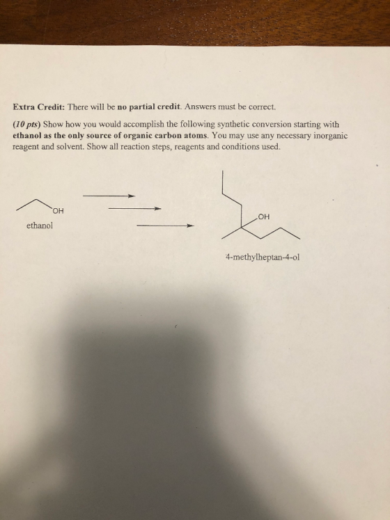 Extra Credit: There will be no partial credit. Answers must be correct. (10 pts) Show how you would accomplish the following
