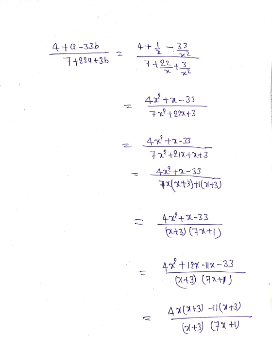 4+1 33 4+4-33b 1+22+36 2 और 7122 3 +. 22 4x +2-33 +2+22+3 47+1-33 1+2141213 ___42+2-33 +2+3)+1(143) - 2 41+7-33 b+3) (x+I) 47