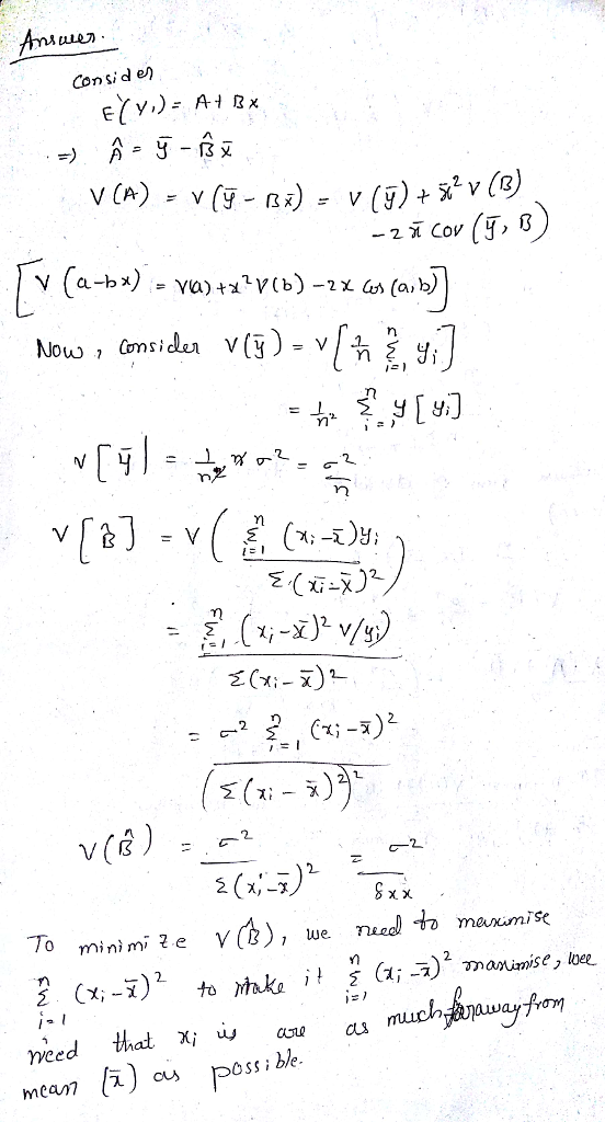 Consid e) minimi 2e V menmtse ec Oss i ble