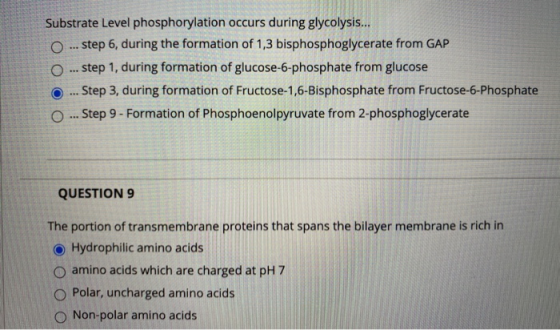 Substrate Level phosphorylation occurs during glycolysis... O ... step 6, during the formation of 1,3 bisphosphoglycerate fro