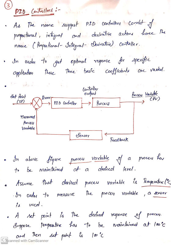 3 PID Controllers in As The name suggest PID controllers consist of proportional integral and decivative actions herce the na