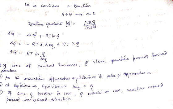 to all sa guano Talo A fi us consider a Reaction S pa A+B - C# D Reachón quolent [3] = [cal EA][B]E AG = AG+ Riina 49 = - RTA